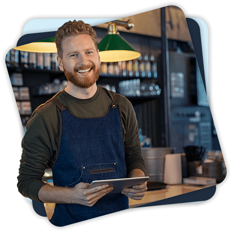 Business Owner Happy with His Business Insurance