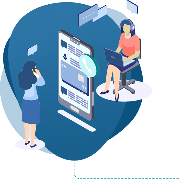Our COntact Customer Support Info Graphic