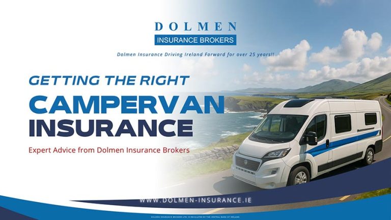 Image says "Getting the right campervan insurance". Shows camper.