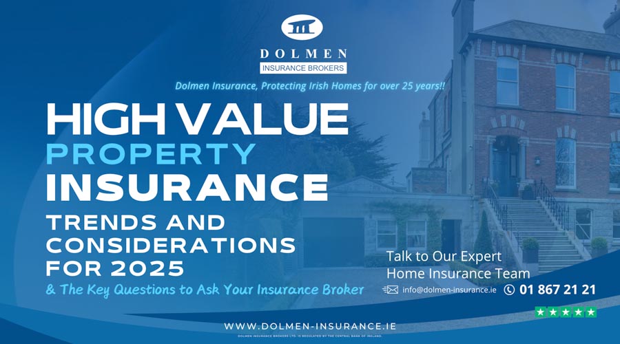 Image shows lovely redbrick large house. Test is about high value property insurance.