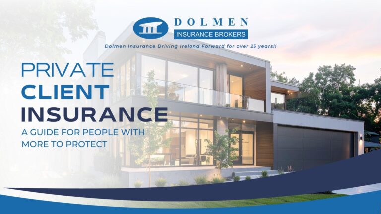 Private Client Insurance: A Clear Guide for People With More to Protect. To the right of the image is a large flat roof home
