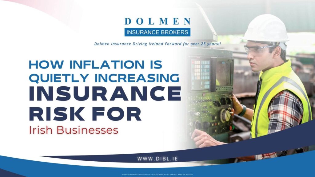 Irish manufacturing plant of an SME right side male in high vis jacket and hard hat operates plant.